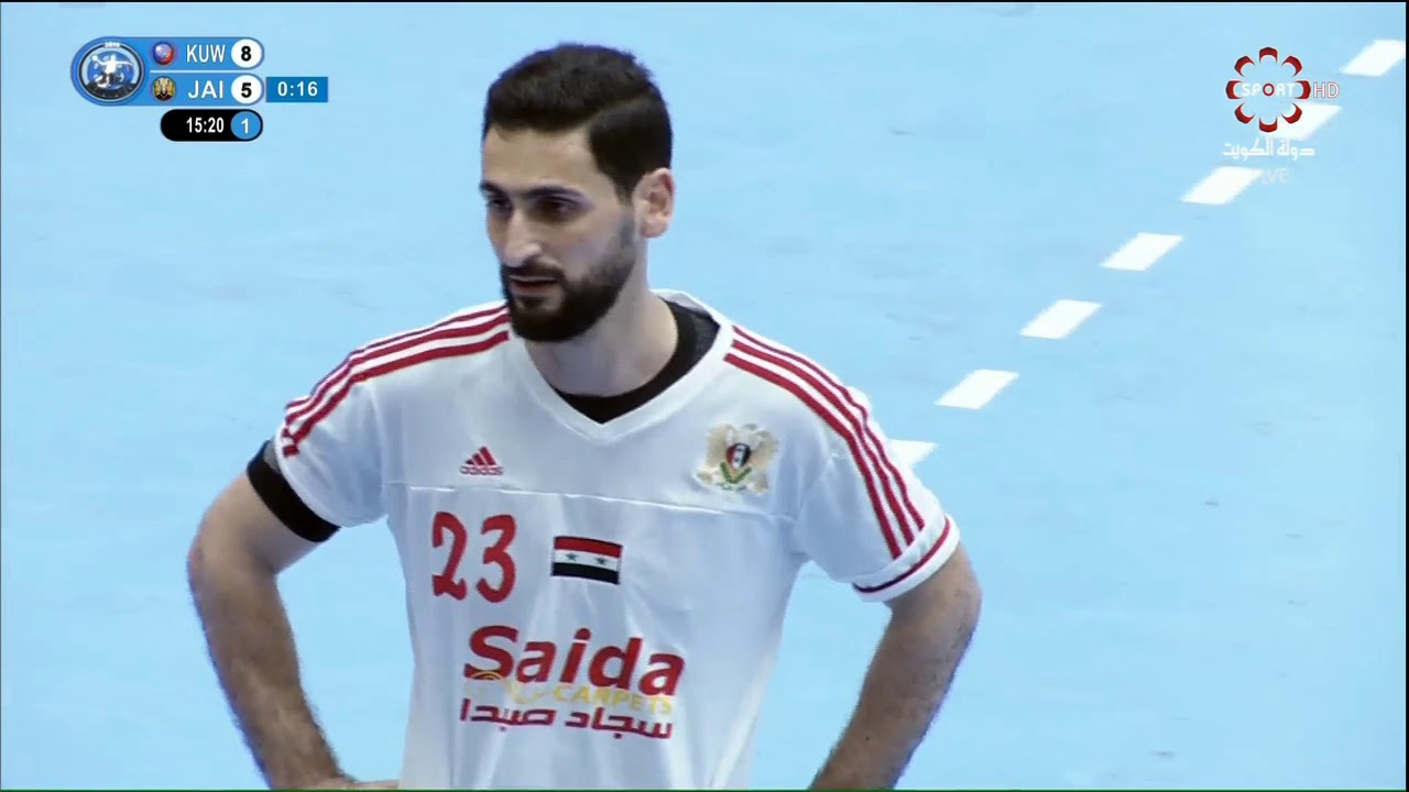 الكويت الكويتي & الجيش السوري كأس آسيا 2019 Army Syria & Kuweit Kuweity Hand ball