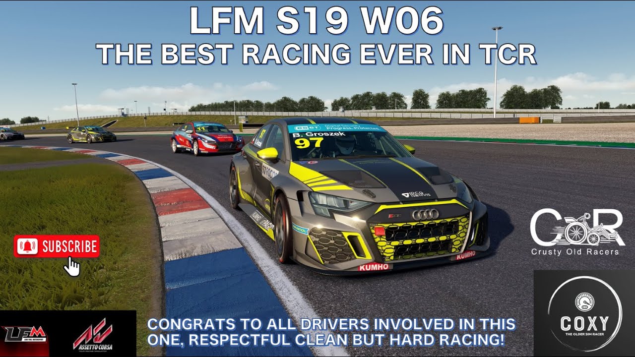 The Best Racing Ever in TCR! Assetto Corsa LFM Season 19 WK06