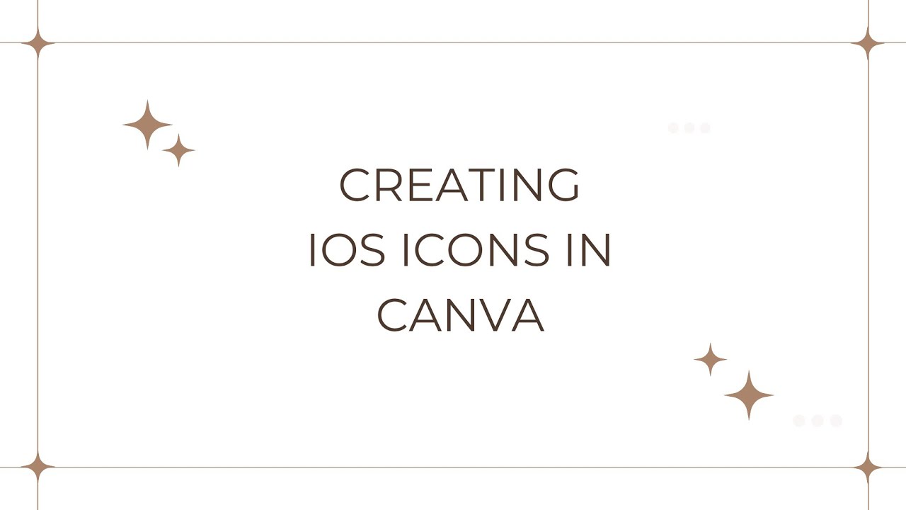 Creating iOS Icons in Canva