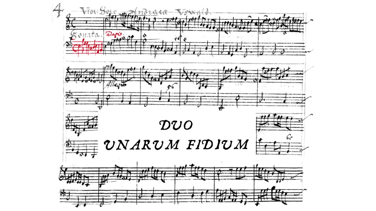 Andreas Oswald (Uswalt): Sonata Violino Solo [in e] aus dem Partiturbuch Ludwig (Duo Unarum Fidium)