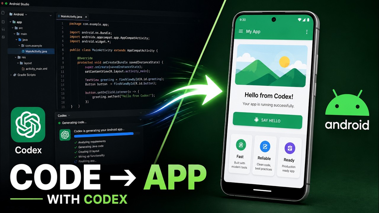 Create a Complete Android App with Java Using Codex