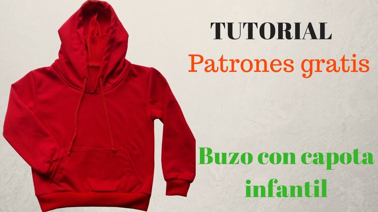 DIY Cómo hacer un buzo con capota infantil