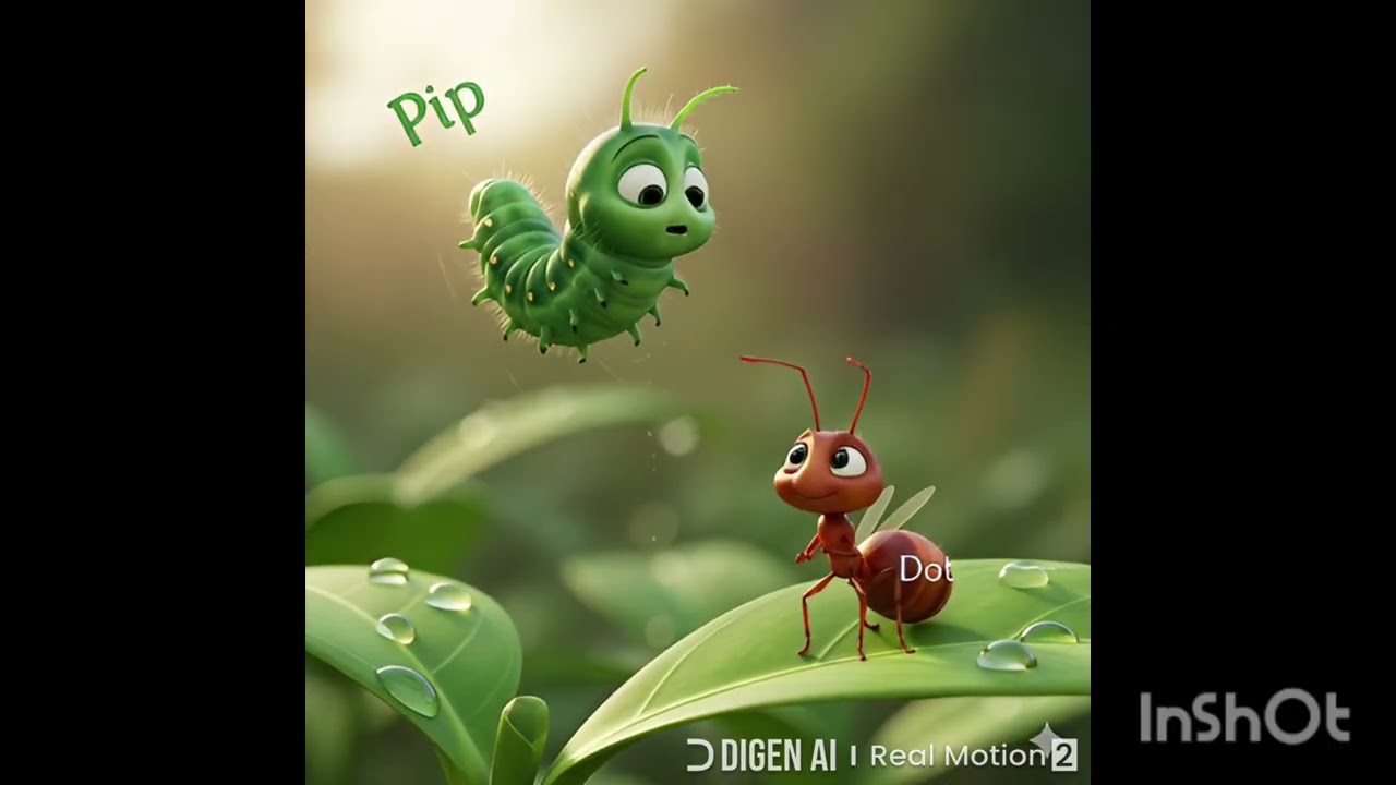 Pip- The wiggling caterpillar - story for kids