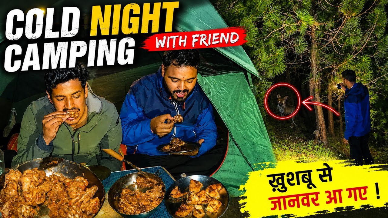 🌧️ Camping With Friends In Rainy Weather Uttarakhand | Camping In India | Unknown Dreamer 