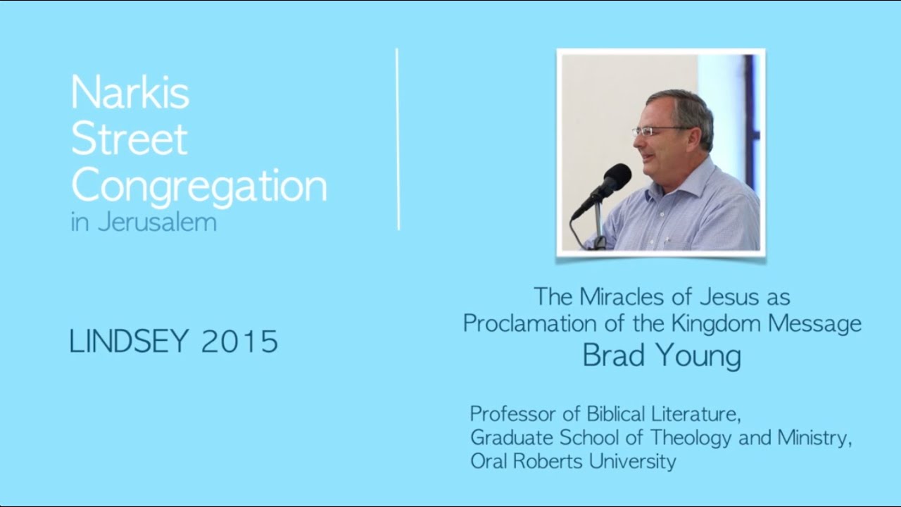 Lindsey 2015 Conference: Session 6: Brad Young (Jun 1, 2015)