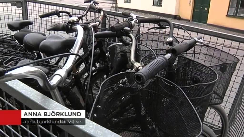 H&auml;r tas cykelhandlaren p&aring; bar g&auml;rning   misst&auml;nks f&ouml;r h&auml;leri