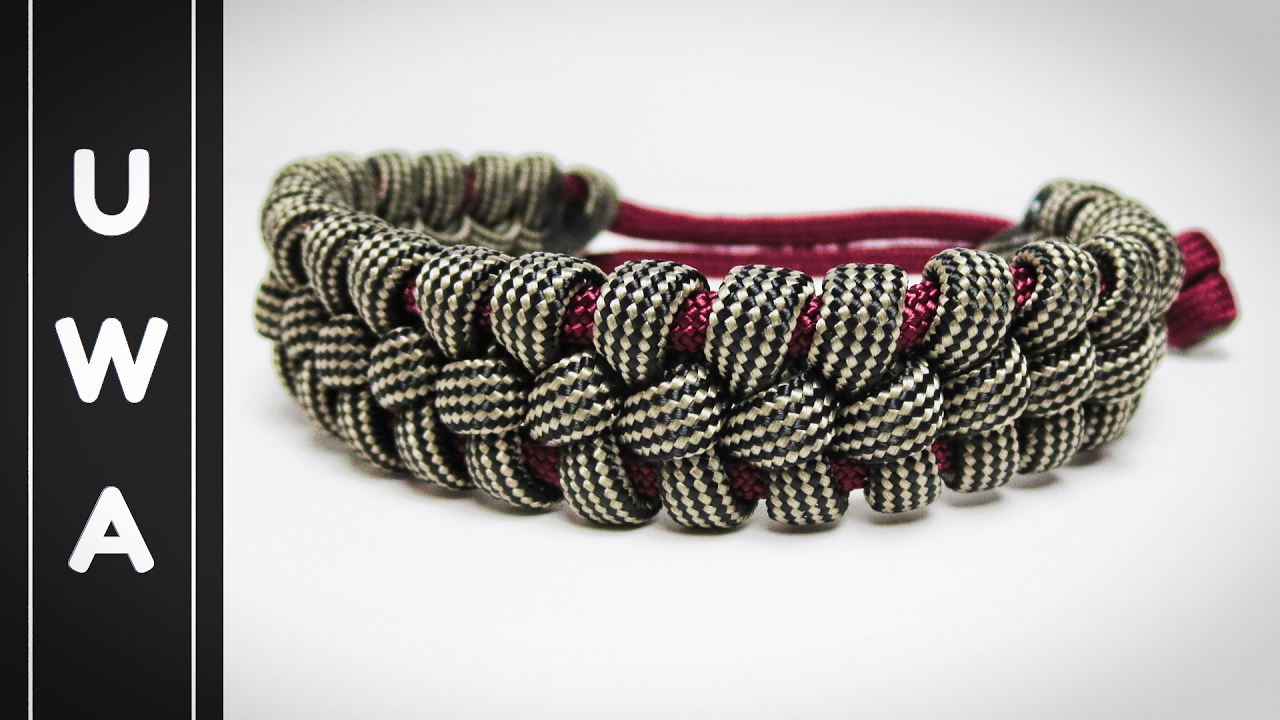 Как сделать браслет выживания The Trader из паракорда [БЕЗ ПРЯЖКИ] [UWA ОРИГИНАЛ]