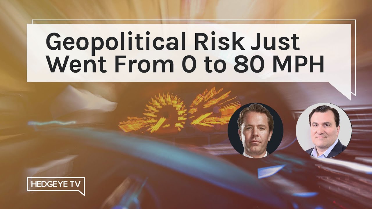 Geopolitical Risk Just Went From 0 to 80 MPH