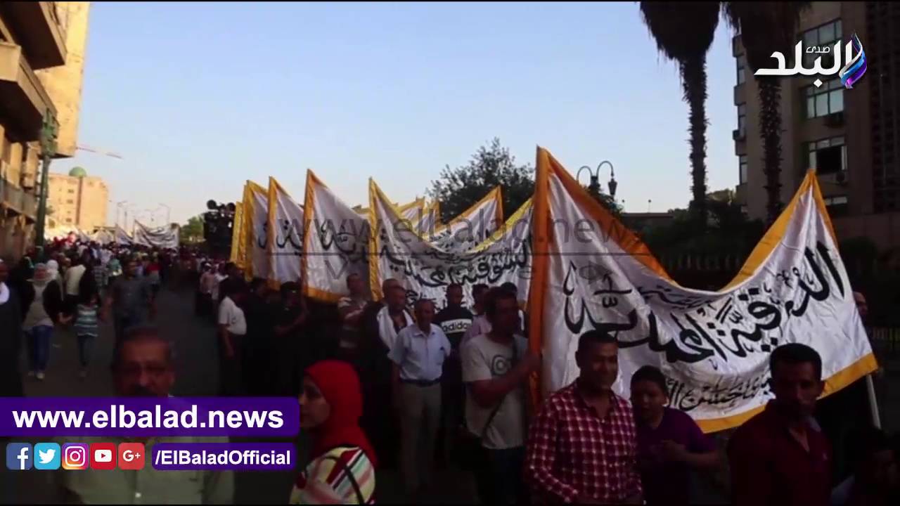 صدى البلد | شاهد .. موكب الطرق الصوفية احتفالا بالعام الهجري الجديد‎