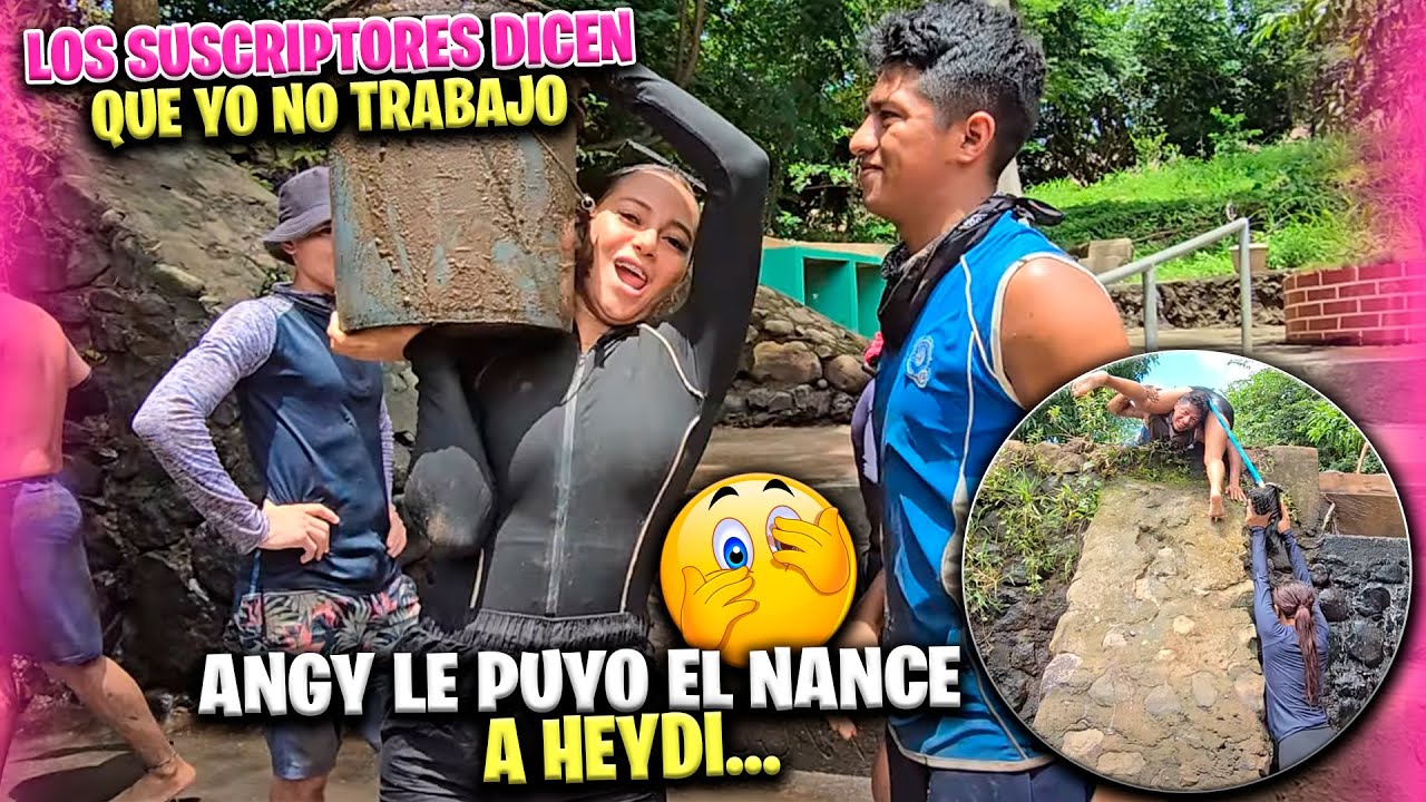 Heidy quiere callarle la boca a los que hablan que NO TRABAJA. Vean lo que Angy le hiso a Heidy.