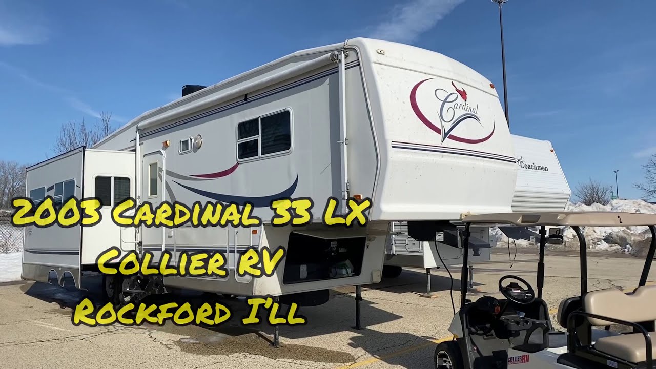 Bargain Lot Special! 2003 Forest River Cardinal fifth wheel 33 LX 3 slide outs Rockford IL