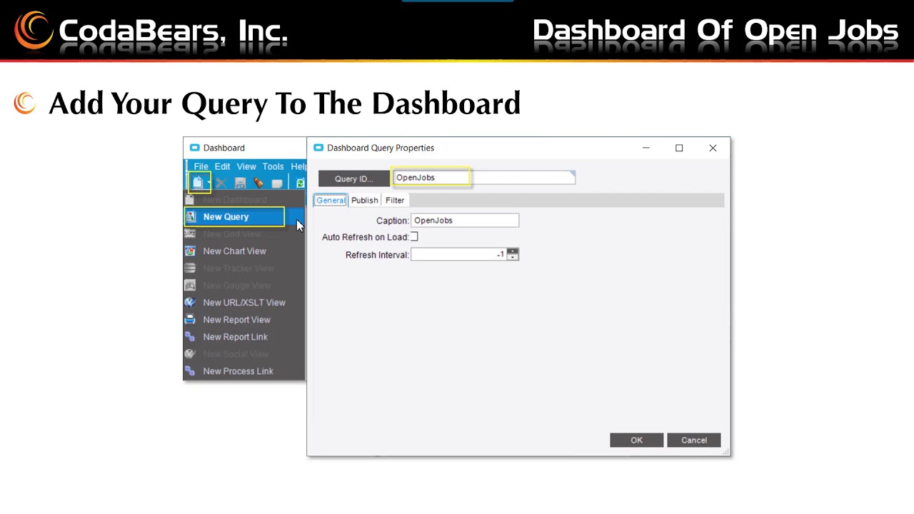Build a Dashboard of Open Jobs
