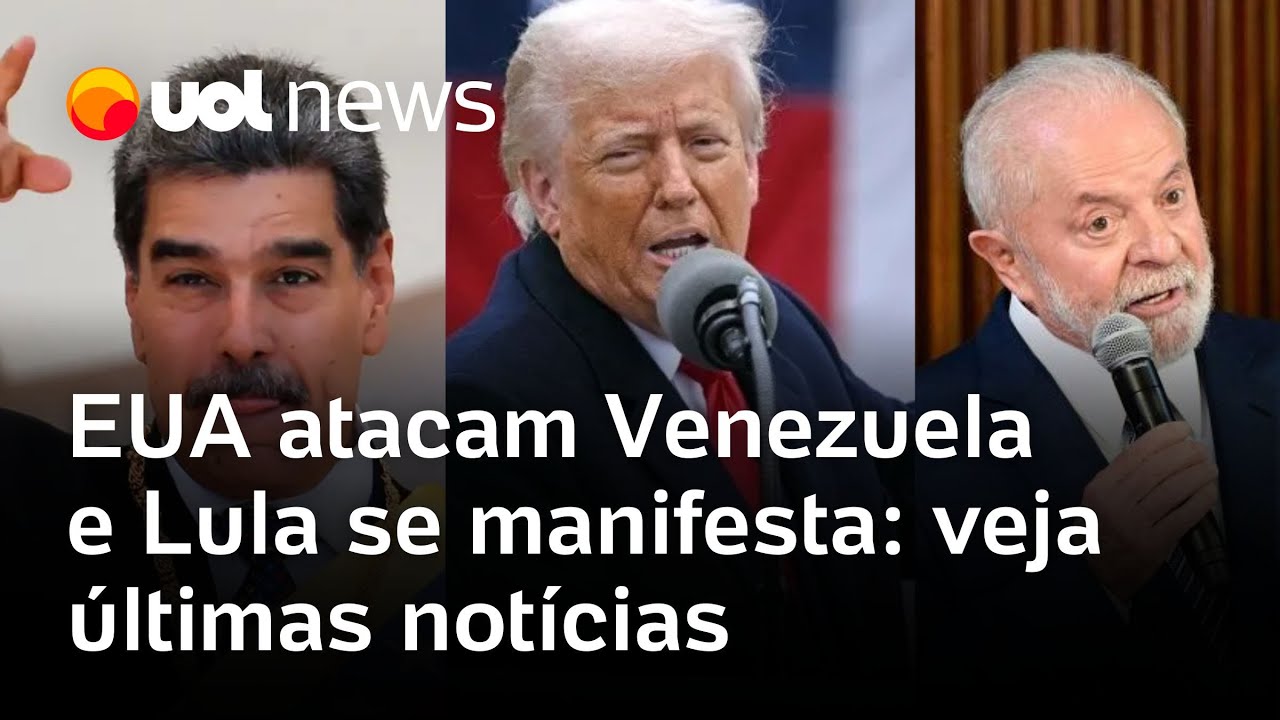 Trump ataca Venezuela e diz que Maduro foi capturado; Lula se manifesta: veja as últimas notícias