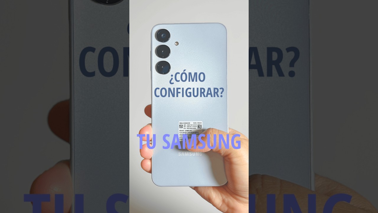 ¿CÓMO CONFIGURAR UN SAMSUNG X PRIMERA VEZ? Galaxy A16 #ecuador #smartphone #samsung #android #apple