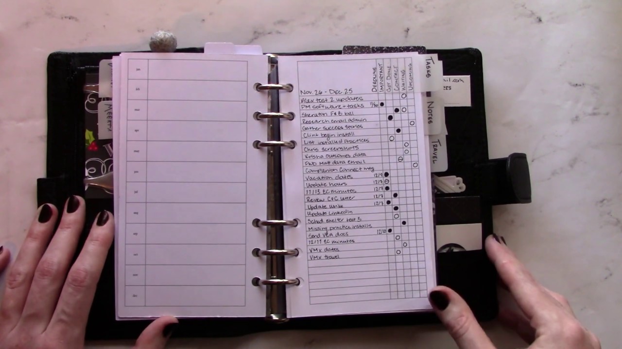 2019 EDC Planner Set Up | Van Der Spek Personal Rings
