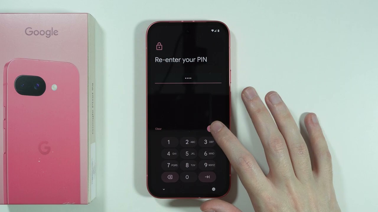 Google Pixel 9a: как выполнить первоначальную настройку (первая конфигурация)