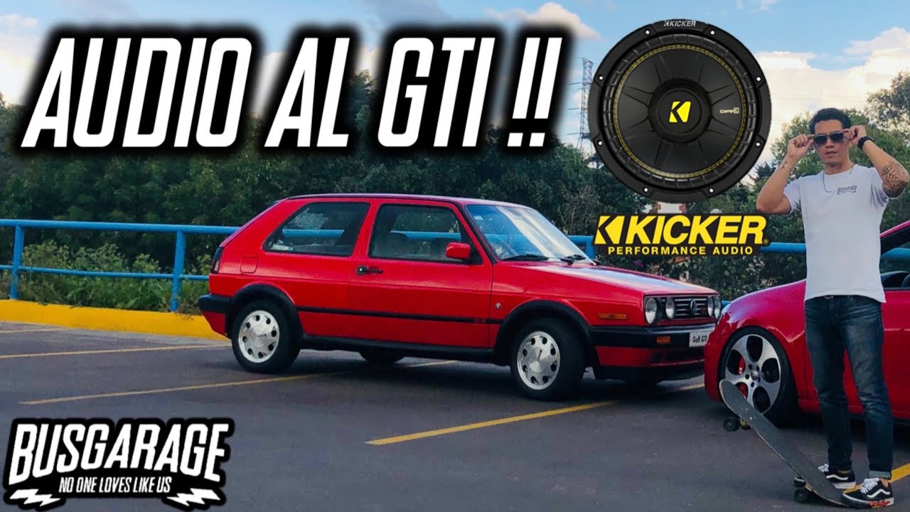 YA ERA HORA!🔈 INSTALÉ NUEVO AUDIO AL GTI MK2 | ALEX BUSGARAGE #NUEVOSONIDO #GTIMK2