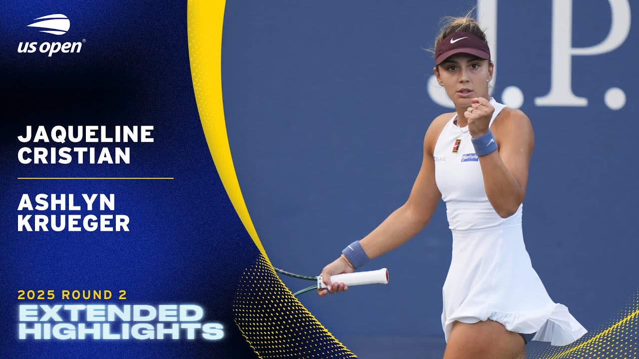 Jaqueline Cristian vs. Ashlyn Krueger Extended Highlights | 2025 US Open Round 2
