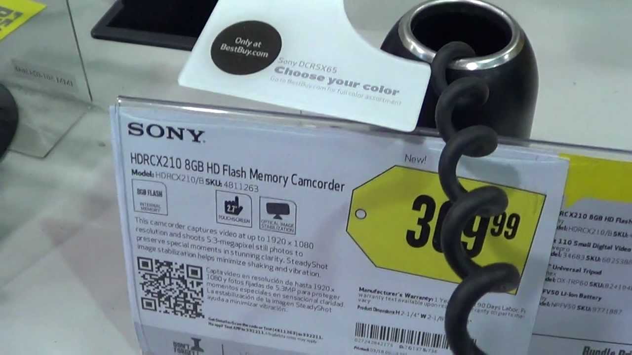 Sony Handycam HDR-CX200/210 camcorder test