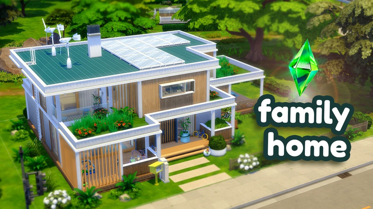 Building an awesome family home in The Sims 4