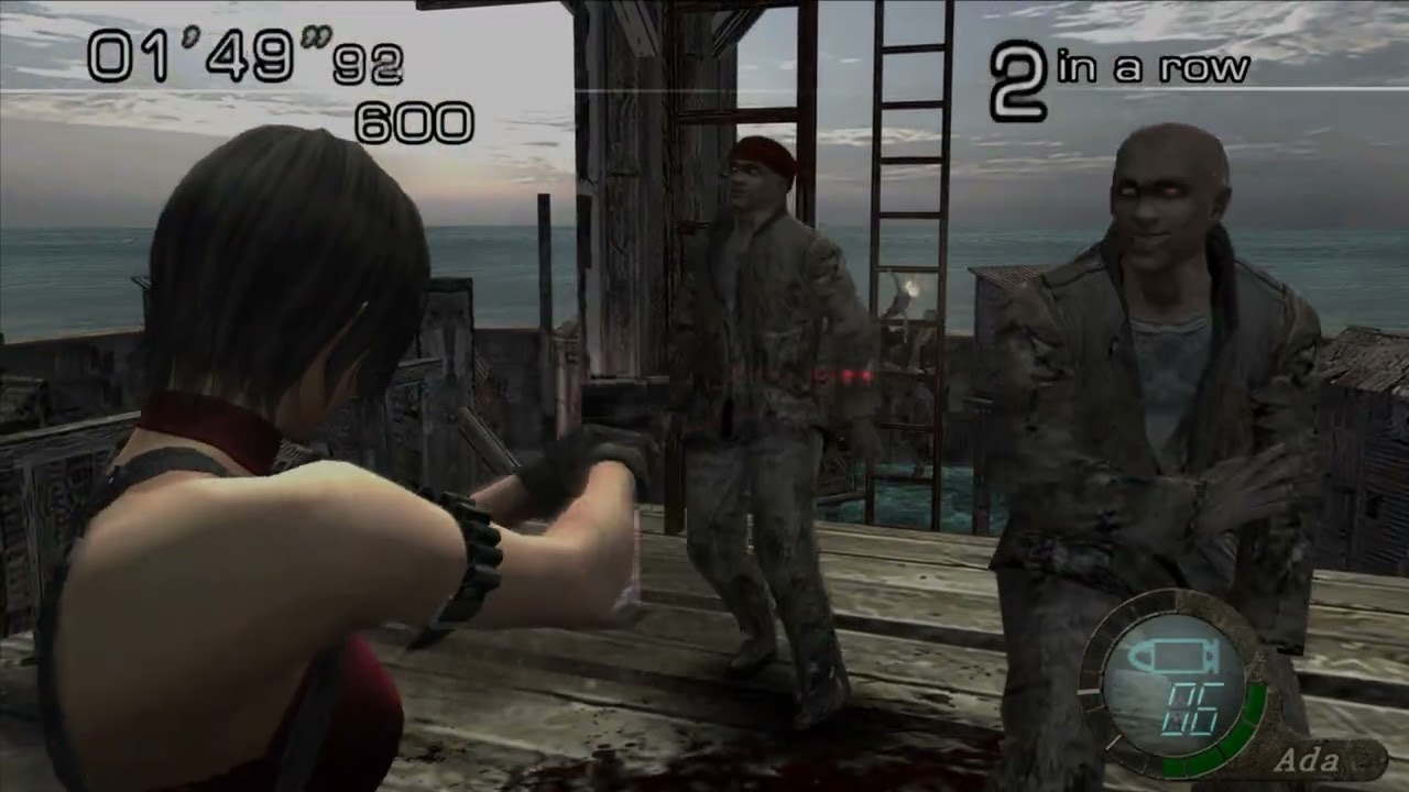 Resident Evil 4 (2005) - (The Mercenaries) - Play Ada Wong Episode 4