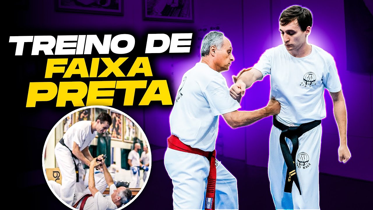 Treino de Faixa Preta no Krav Maga
