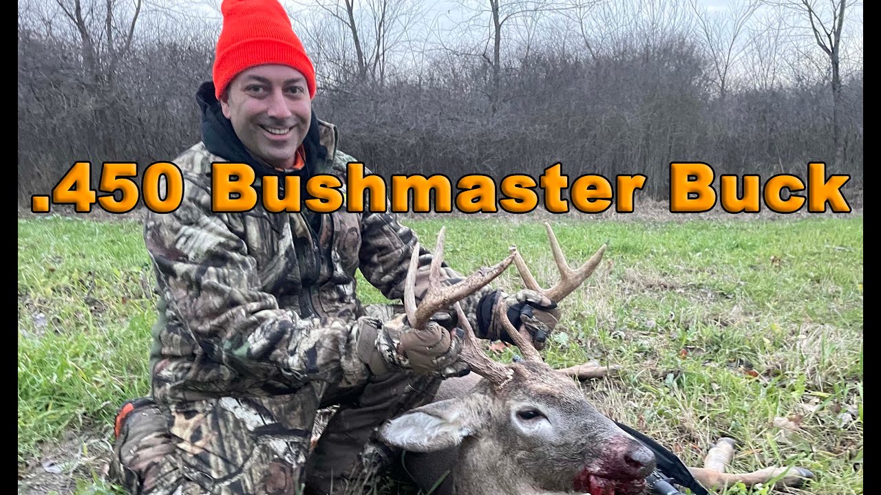 Buck Dropped with a .450 Bushmaster!