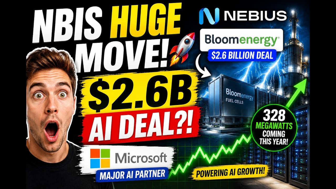 Nebius Just Made A HUGE AI Power Move! ⚡ $2.6B Bloom Energy Deal Explained (NBIS Stock