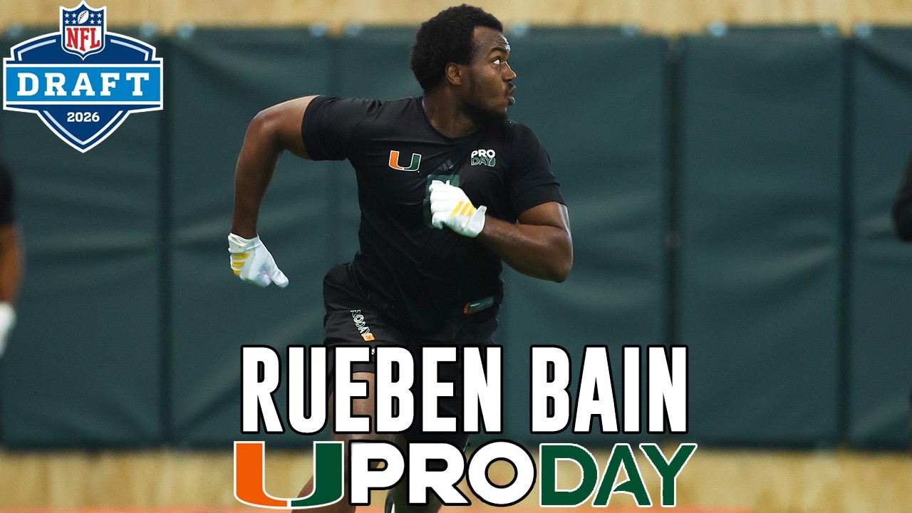 Rueben Bain Workout at Miami Pro Day | 2026 NFL Draft
