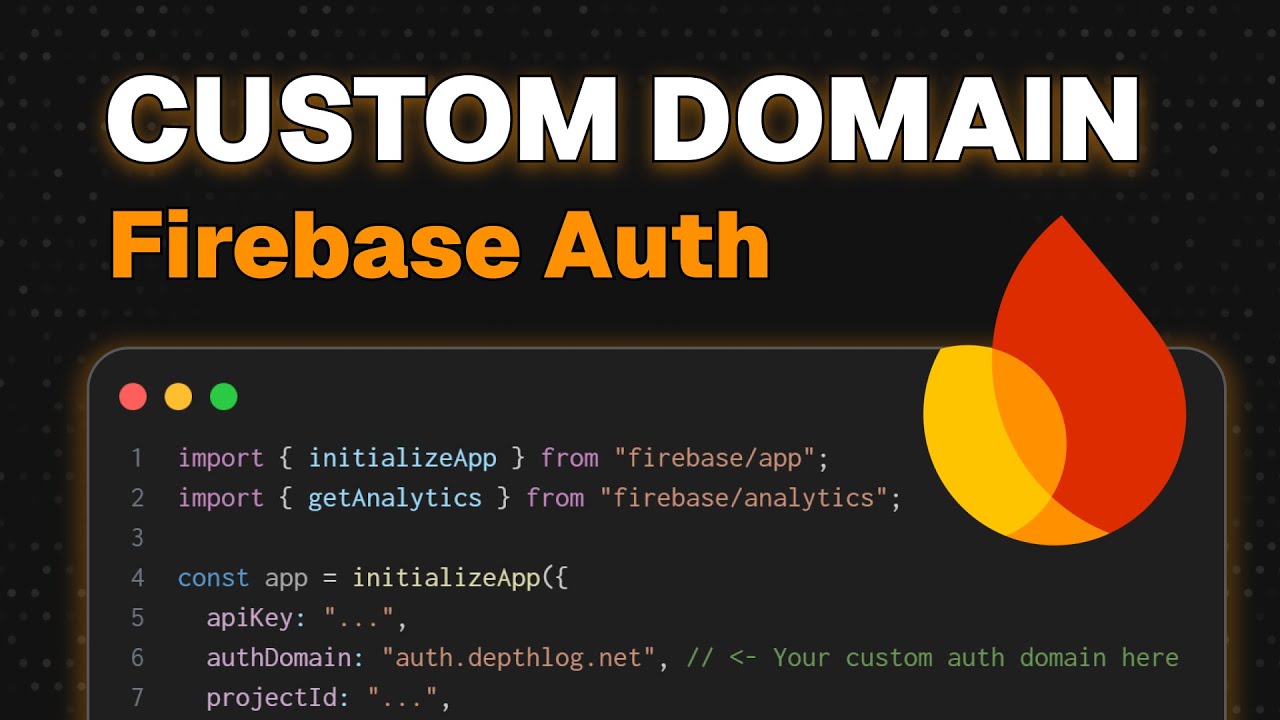 Как использовать пользовательский домен в Firebase Auth