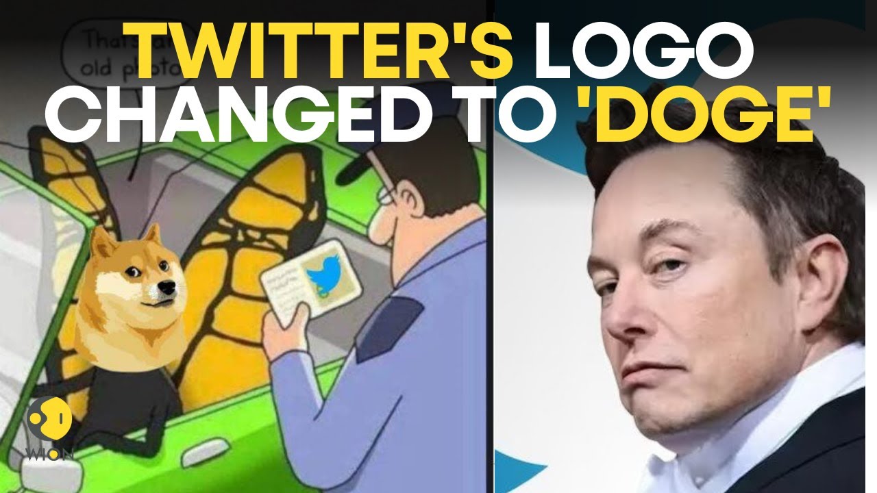 Elon Musk replaces Twitter's iconic bird logo with 'DOGECOIN' cryptocurrency image | US News | WION