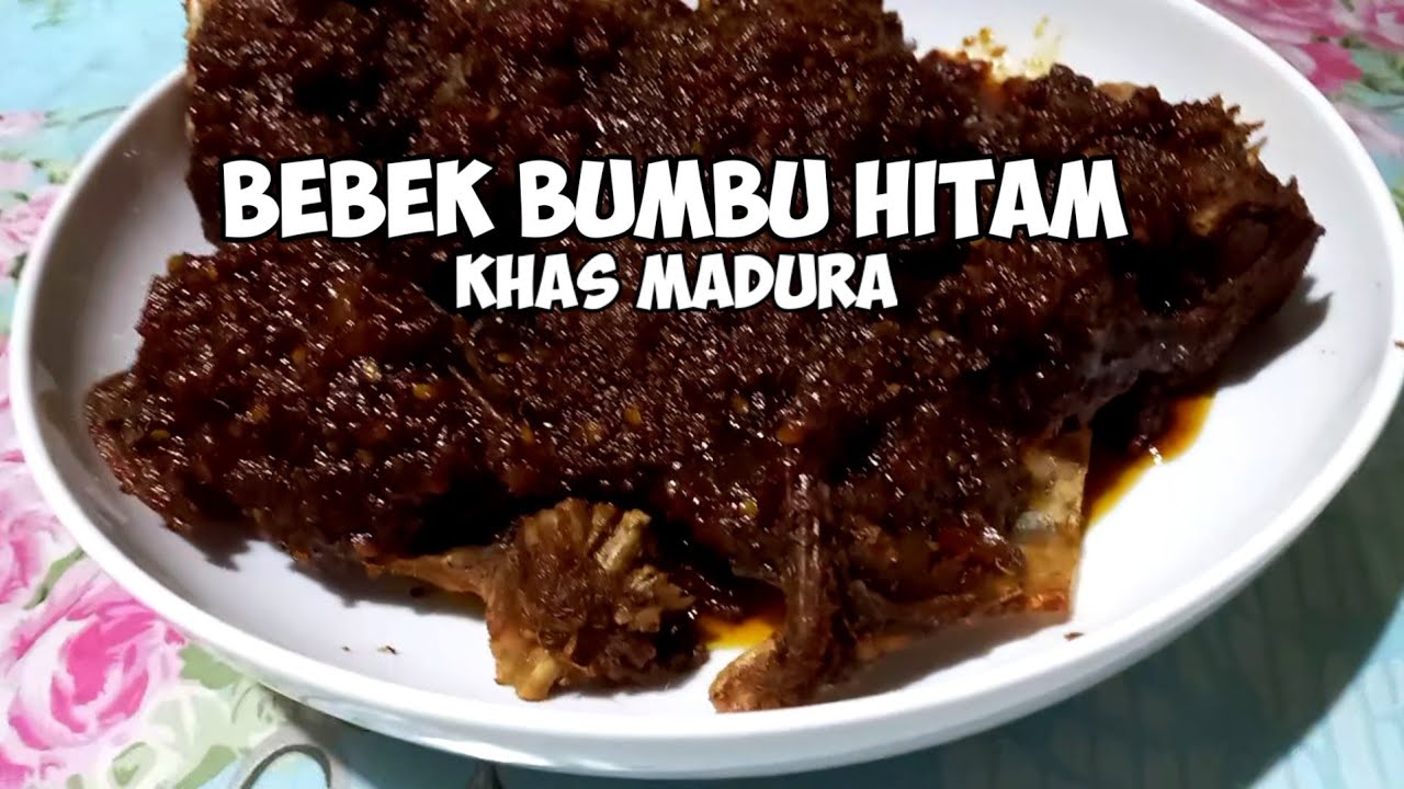 Resep Bebek Bumbu Hitam Khas Madura,Supaya tidak Bau dan amis