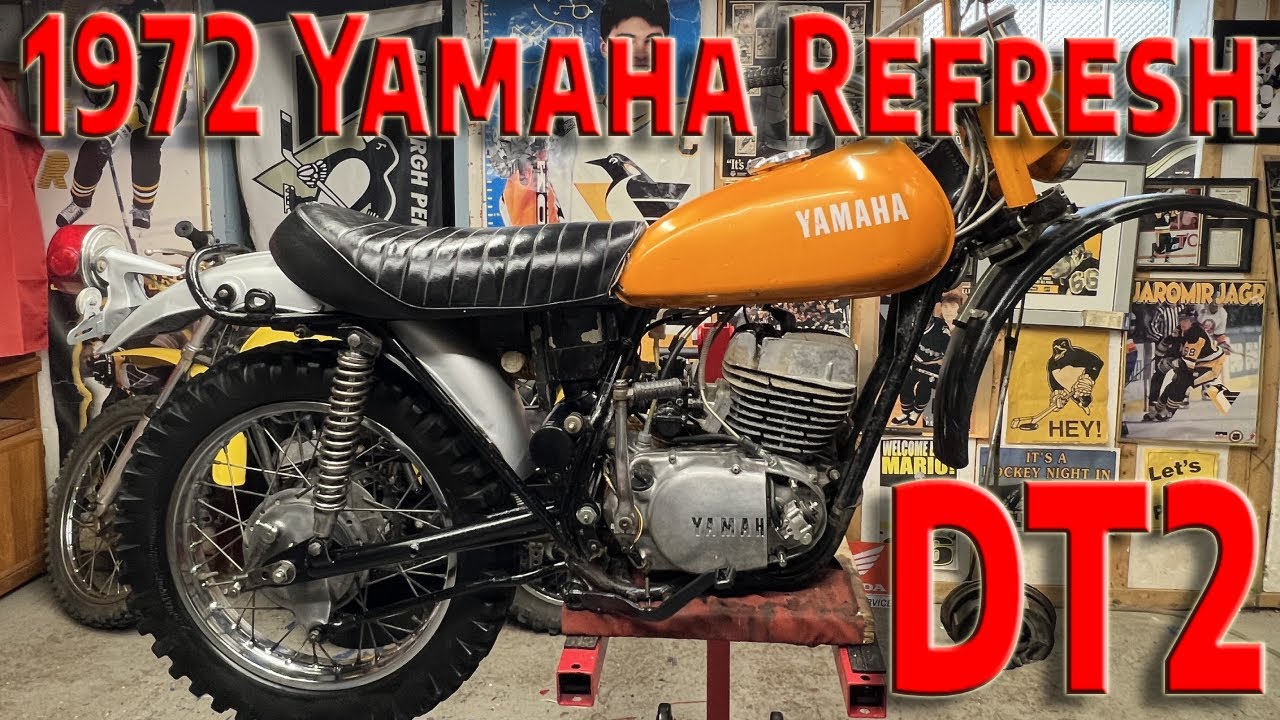 1972 Yamaha DT2 Project: oil pump adjustment, brake switch repair, paint, and more!