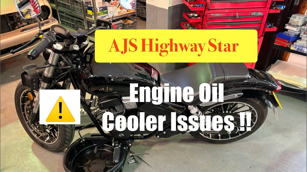 AJS HIGHWAY STAR - Oil Cooler Issues! Spring Preparation - New Tyres - New Battery - Oil Service