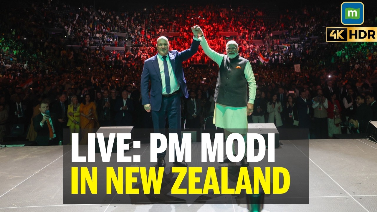 PM MODI AUCKLAND SPEECH LIVE: Modi Addresses Indian Diaspora At Historic 'Kia Ora Modi' Event