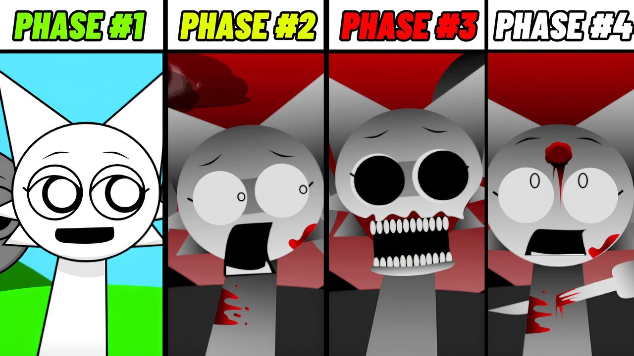 Incredibox Sprunki Wenda Treatment: Phase 1 VS Phase 2 VS Phase 3 VS Phase 4