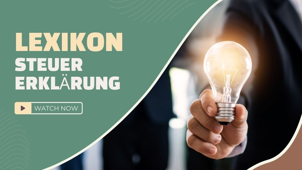 Steuererkl&auml;rung