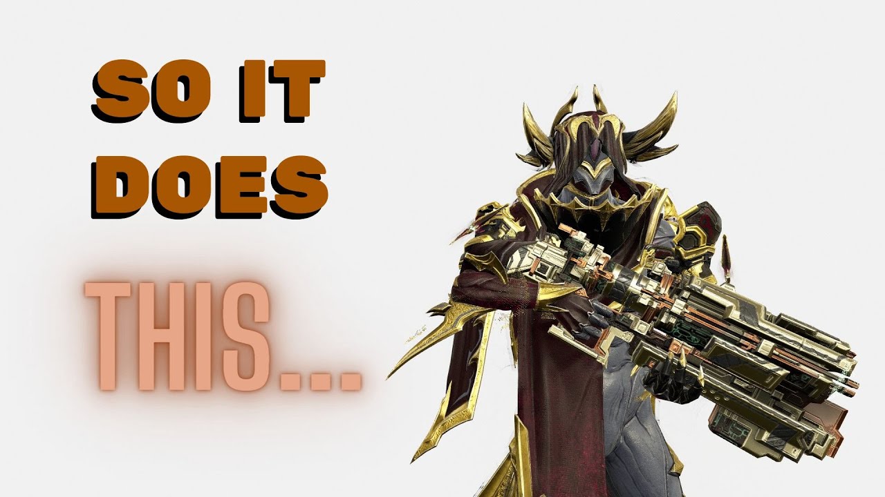 Tenet Arca Plasmor after the level cap | Warframe