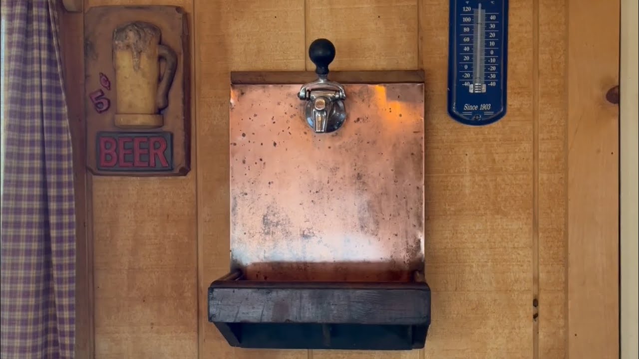 Restoring an old beer tapper, kind of. 