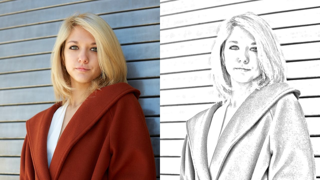 Pencil Sketch Effect in GIMP