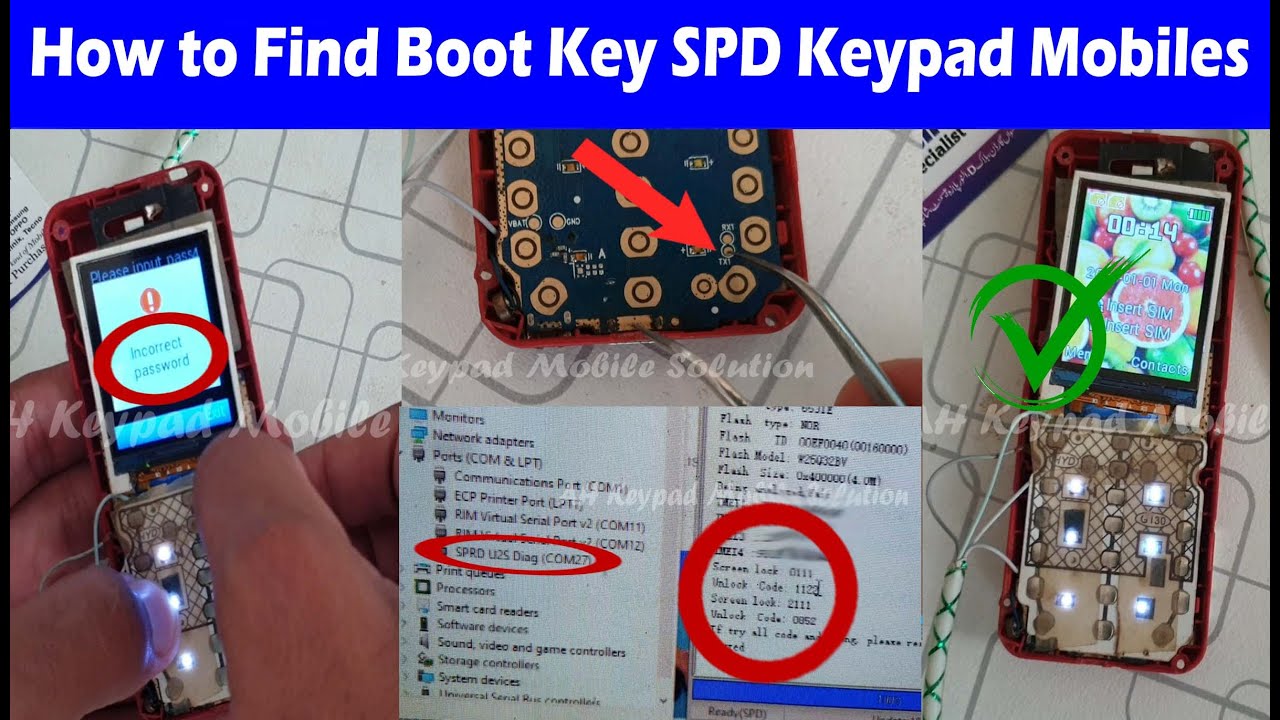 Find All SPD Keypad Phones Boot Key free very Easy Method
