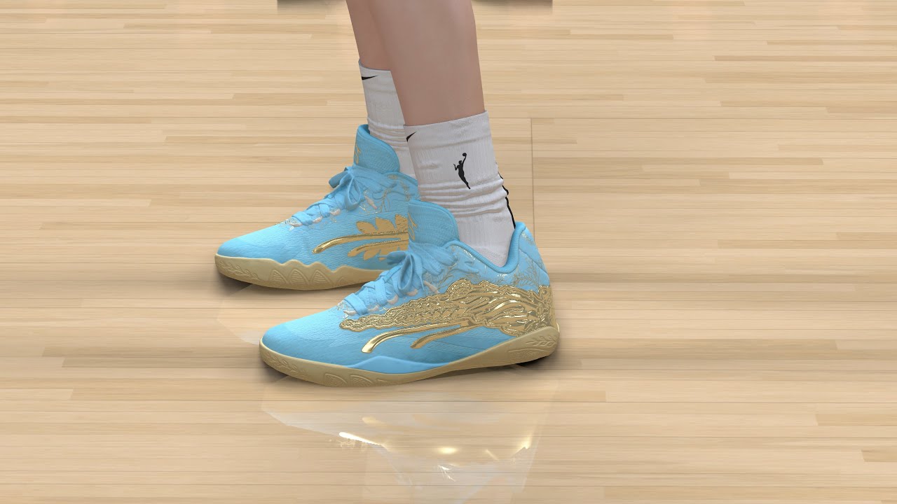 NBA 2K25 Next Gen Shoe Creator - Puma Stewie 3 &ldquo;Champagne Skies&rdquo;