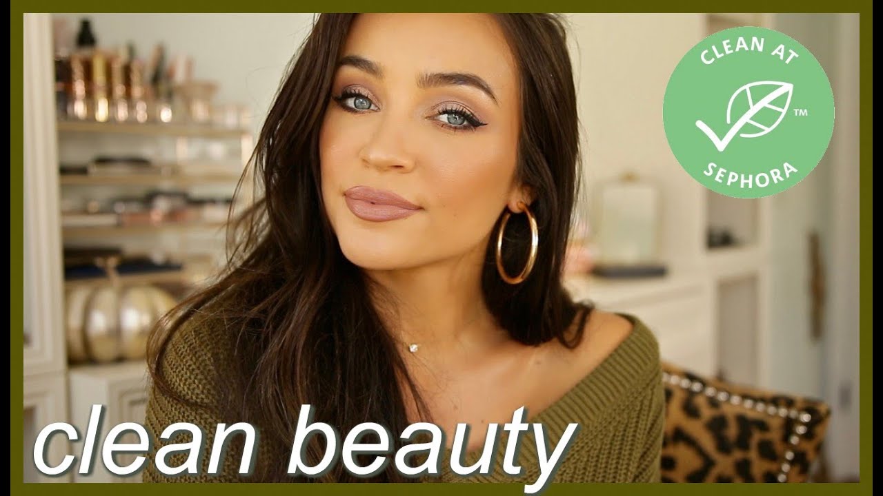 GRWM: Using only CLEAN BEAUTY products 💚