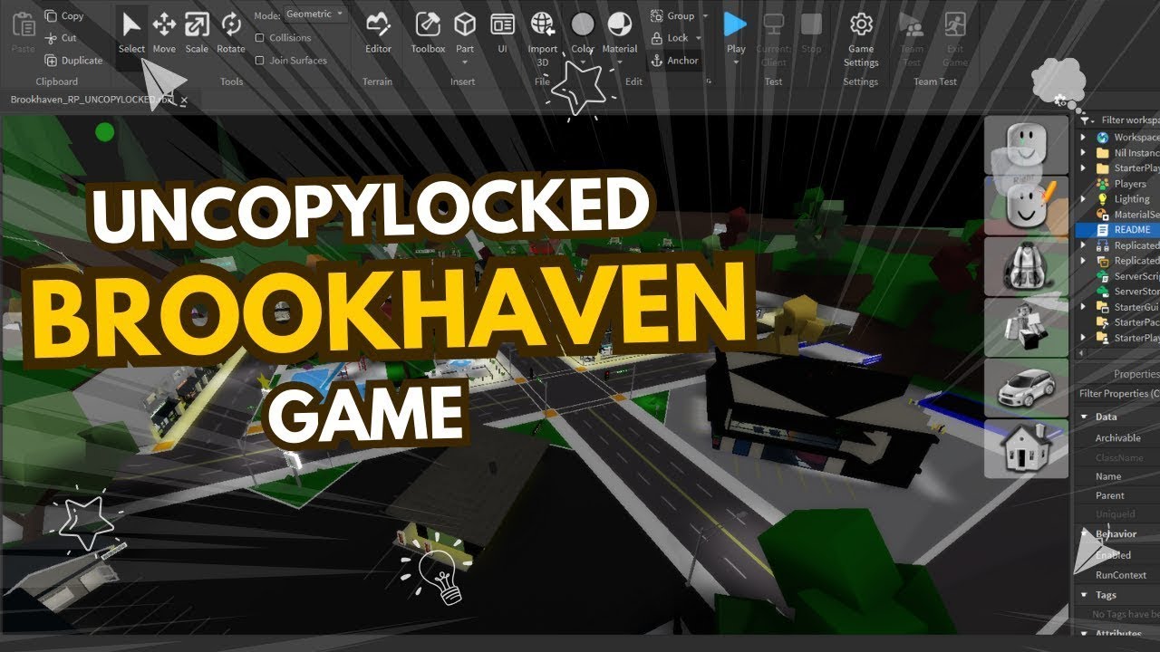 Brookhaven RP Uncopylocked | Roblox Studio File