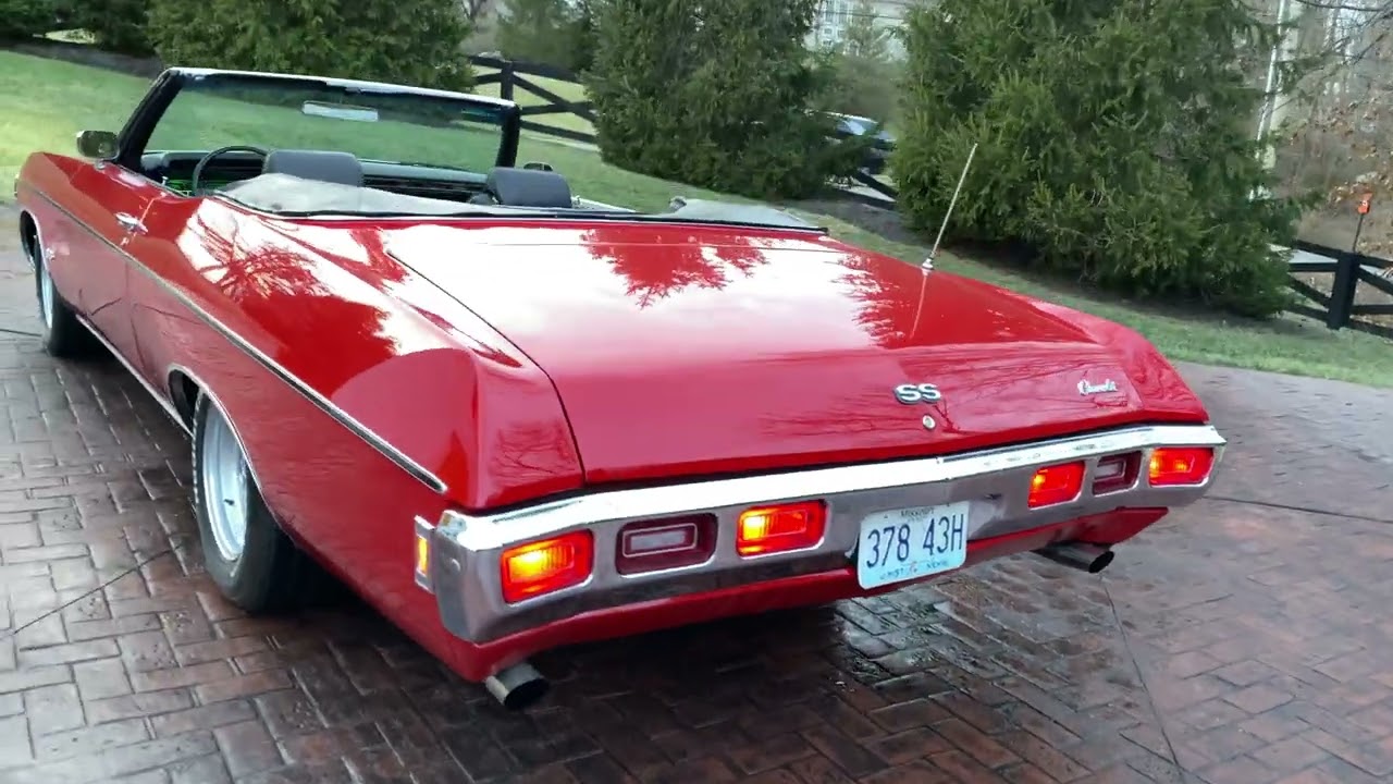 1969 Impala SS 427 Convertible Start-Up and Walk Around