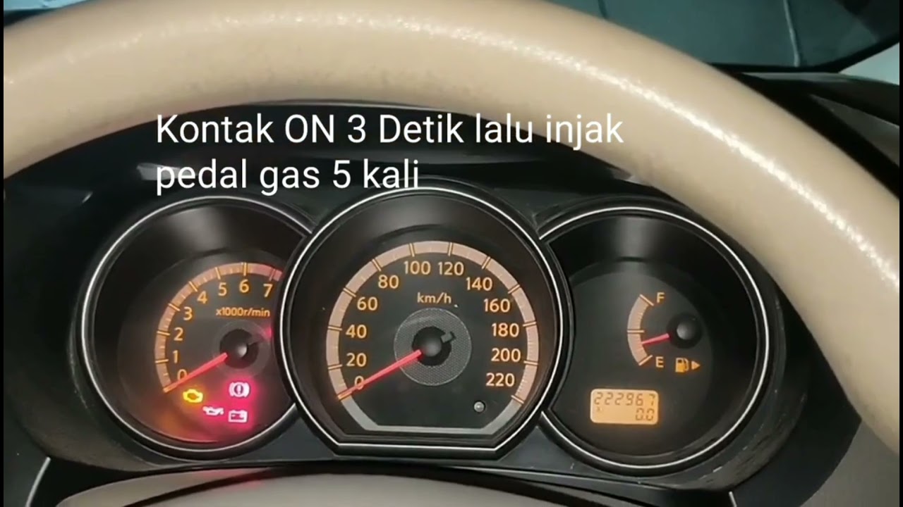 Reset manual Nissan Livina  #livina #nissan