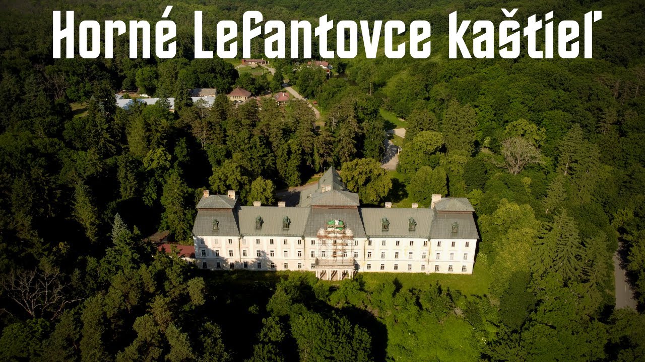 Neobarokový kaštieľ ( mladší kaštieľ ) Horné Lefantovce zhora - Slovensko ( HD )