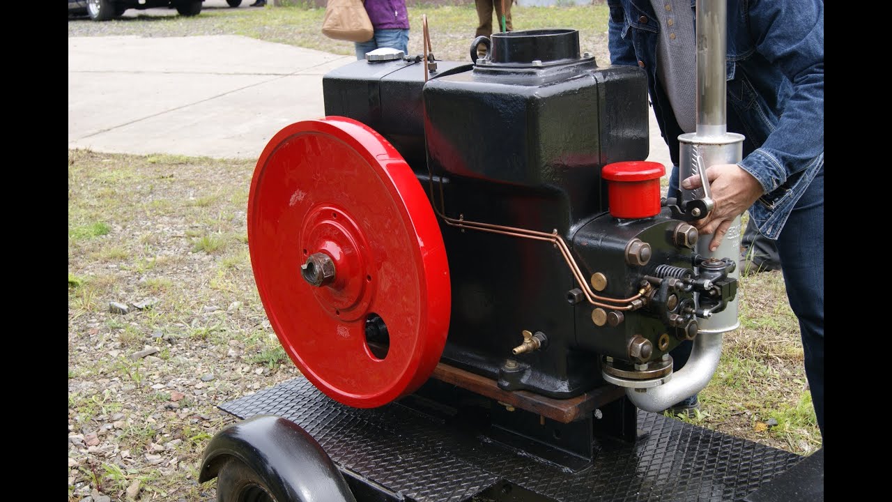 DEUTZ DIESEL START UP SOUND STANDMOTOR VERDAMPFER Bj 1927 MOTOR OTTO OLDTIMER Stationary ENGINE
