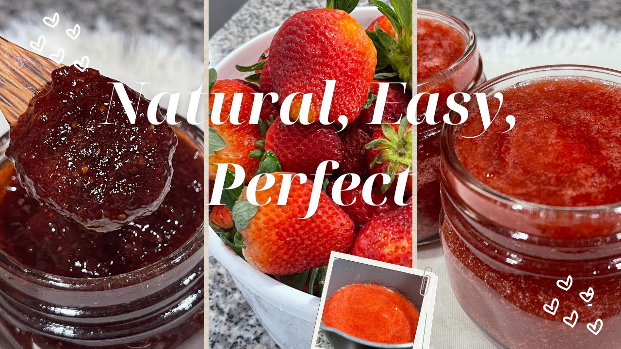 Easy, All-Natural Strawberry Jam & Syrup – Only 2 Ingredients Needed!