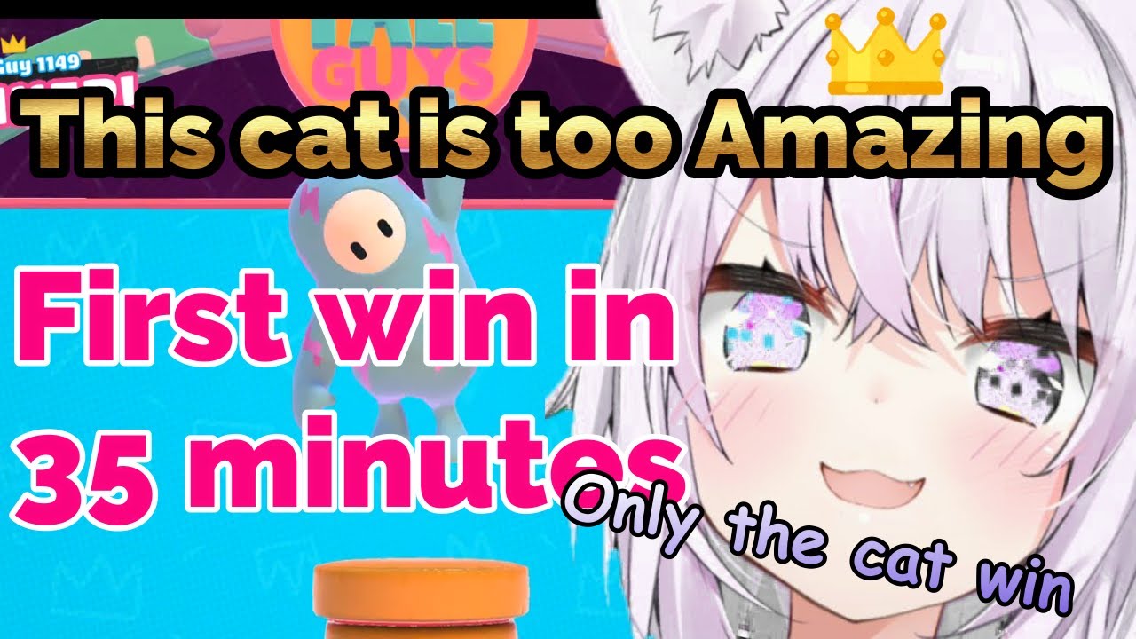 【ENG SUB】Nekomata Okayu This cat is too Amazing hololive【Fall Guys】